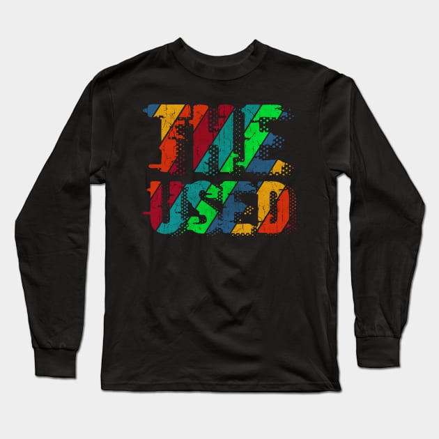 vintage color The Used Long Sleeve T-Shirt by Rada.cgi